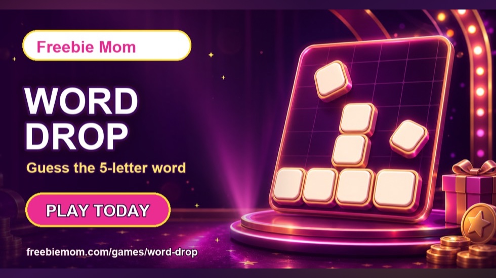 Word Drop daily puzzle preview