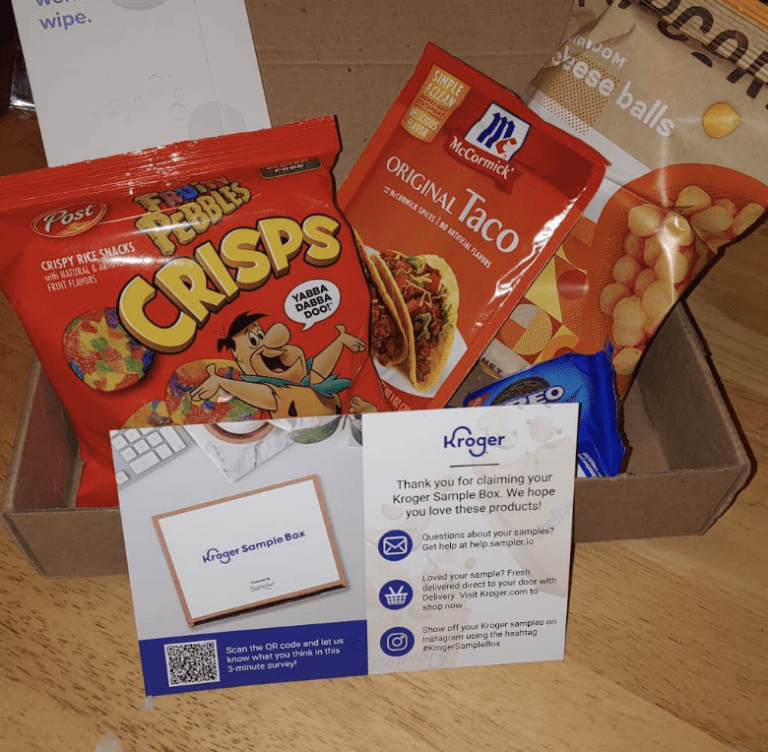 Free Kroger Sample Box