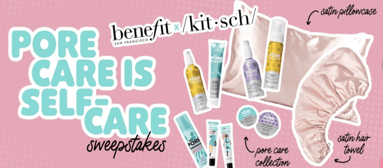 Benefit x Kitsch Pore Care is Self-Care Sweepstakes