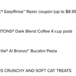 Request a Free Sampler Box: Free K-Cups, Razor, Barilla & Cat Treats