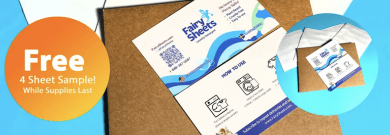 Magically Clean Clothes: Try Free Fairy Sheets Laundry Detergent Samples Today