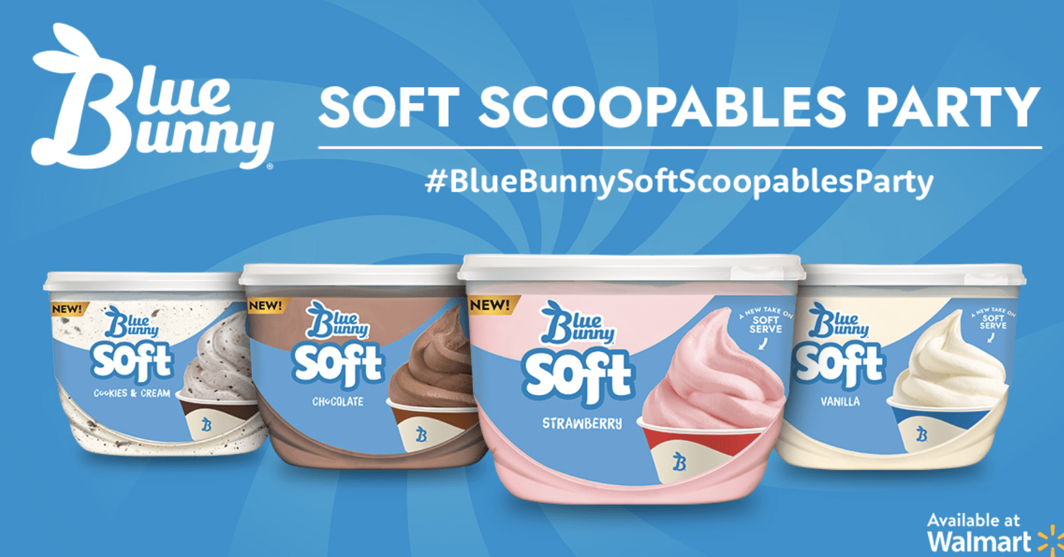 Blue Bunny Soft Scoopables Party Pack