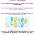 PinkPanel: Test the fit of Press-On Nails