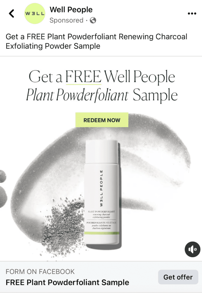 How I got The Well People Free Samples To Pop Up On Facebook