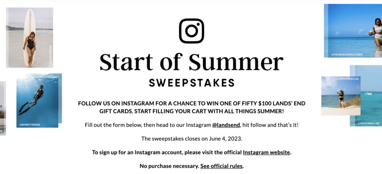 Win a Lands’ End Gift Card – Enter Now!