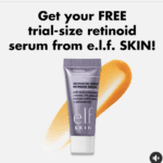 e.l.f Cosmetics Facebook Ad for Free Retinoid Serum