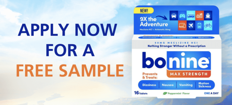 Free Bonine Max Strength Motion Sickness Tablets: Get Relief from Motion Sickness in Minutes