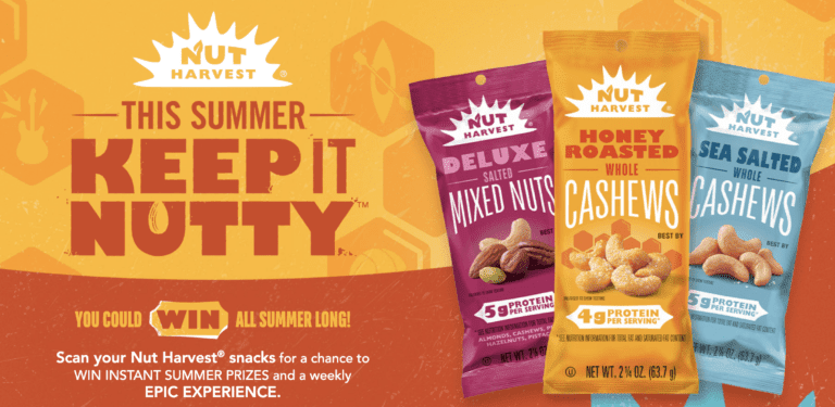 How to Enter the Nut Harvest Keep It Nutty Instant Win Game and Sweepstakes