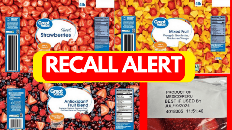 IMPORTANT! Walmart Frozen Fruit Recall: Check Your Freezer Now