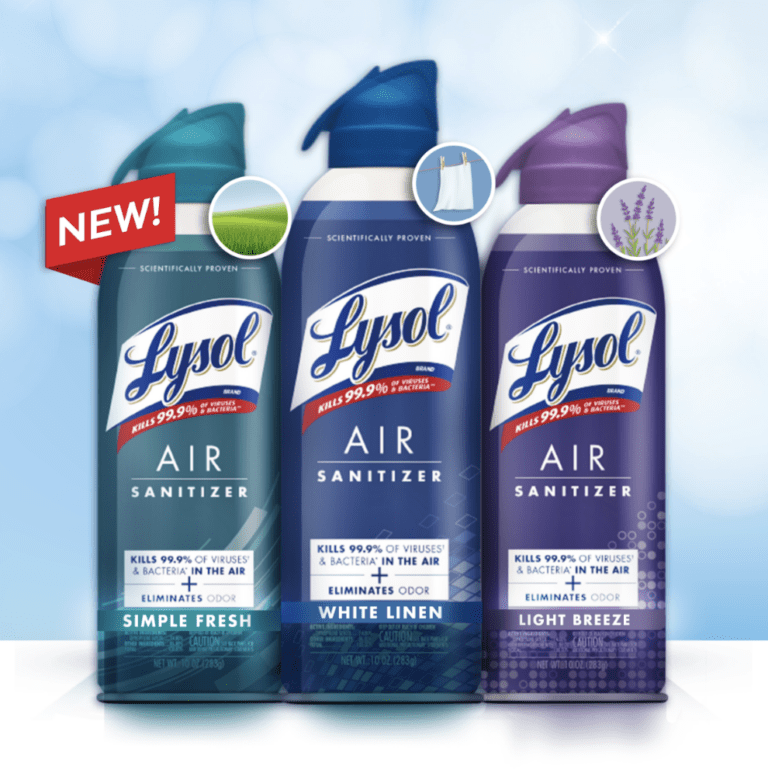 Get a FREE Full-Sized Lysol Air Sanitizer
