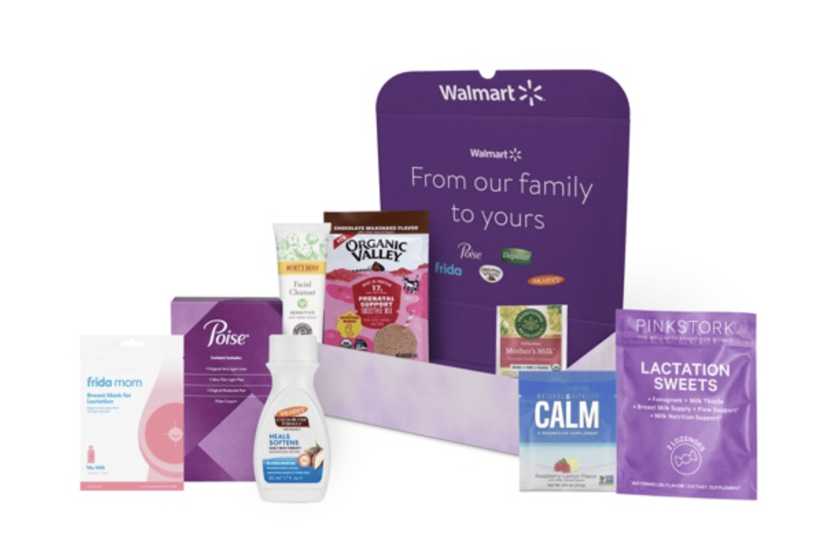walmart postpartum box