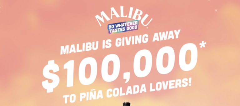 Malibu Rum Pina Colada Day Sweepstakes: Instantly Win a Cash Prize!