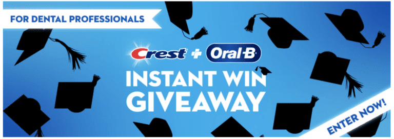 Crest + Oral-B Dental Professionals Instant Win Giveaway: Your Chance to Win Exciting Prizes