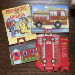FREE Kids Firetruck Foldup Activity Sheet Teaches Fire Safety