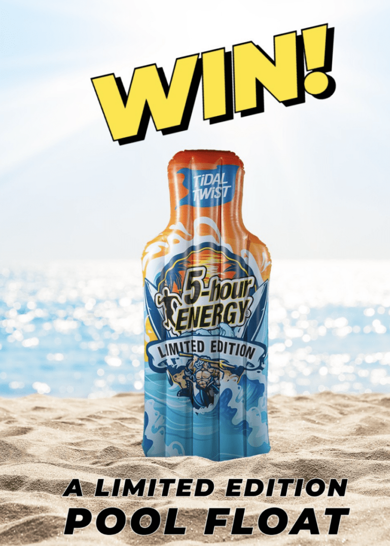 Win a Tidal Twist 5-hour ENERGY Pool Float: 50 Winners!