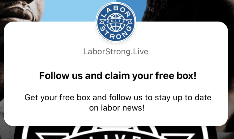 Free LaborStrong Box + Free Shipping