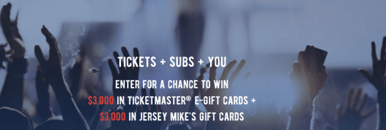 Jersey Mike’s Tickets & Subs Sweepstakes: Win Big!