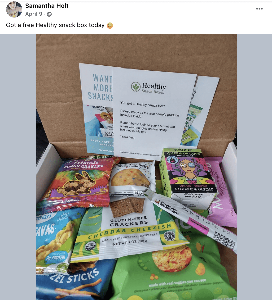 Healthy Snack Box