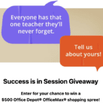 Success is in Session Giveaway: Win a $500 Gift Card!