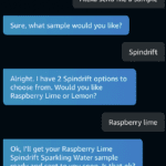 Free Spindrift Sparkling Water