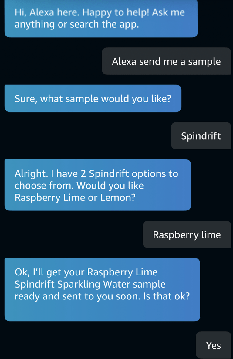 Free Spindrift Sparkling Water