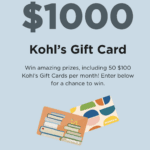 How to Enter the Kohl’s “Back to School Sweepstakes”