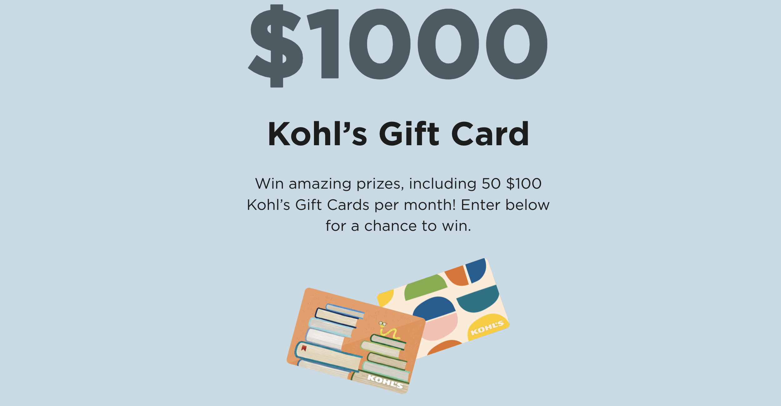 How to Enter the Kohl's "Back to School Sweepstakes" » Freebie Mom