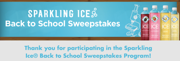 Sparkling Ice Back to School Sweepstakes: Win Walmart Gift Cards