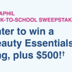 Cetaphil Back To School Sweepstakes: Win $500 and more!