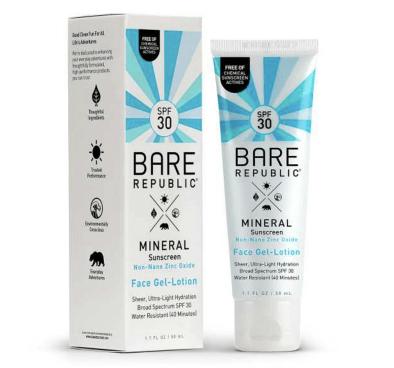The Benefits of Bare Republic Mineral SPF 30 Face Sunscreen Gel Lotion – Request a Free Sample