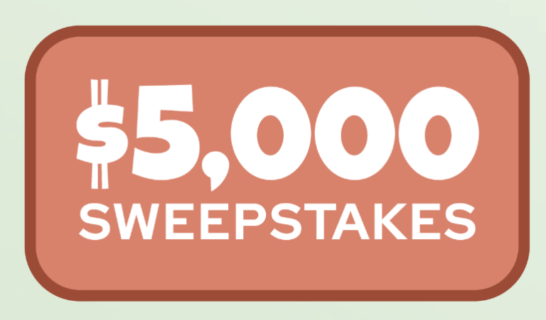 $5,000 Sweepstakes: Your Chance to Win Big!