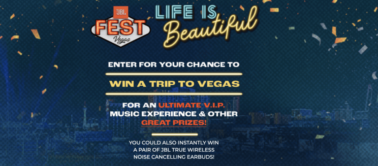 How to Enter the JBL Fest Sweepstakes and Instant Win Game
