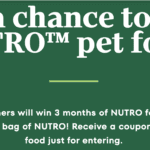 Nutro Satisfaction Guarantee Sweepstakes: Your Chance to Win Big!