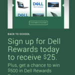 Dell Rewards Student Recruitment Promotion: Instantly Win!