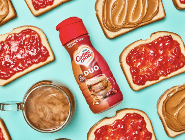 COFFEE MATE Peanut Butter & Jelly Flavored Duo Creamer: Limited Edition