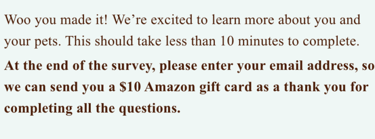 Score a Free $10 Amazon Gift Card by Sharing Your Pet Stories