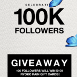 Celebrate with Ryoko Rain: Win a $100 Gift Card