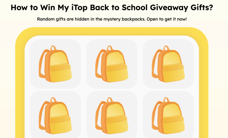 iTop Back to School Instant Win Game: Win Amazing Prizes for the New School Year!