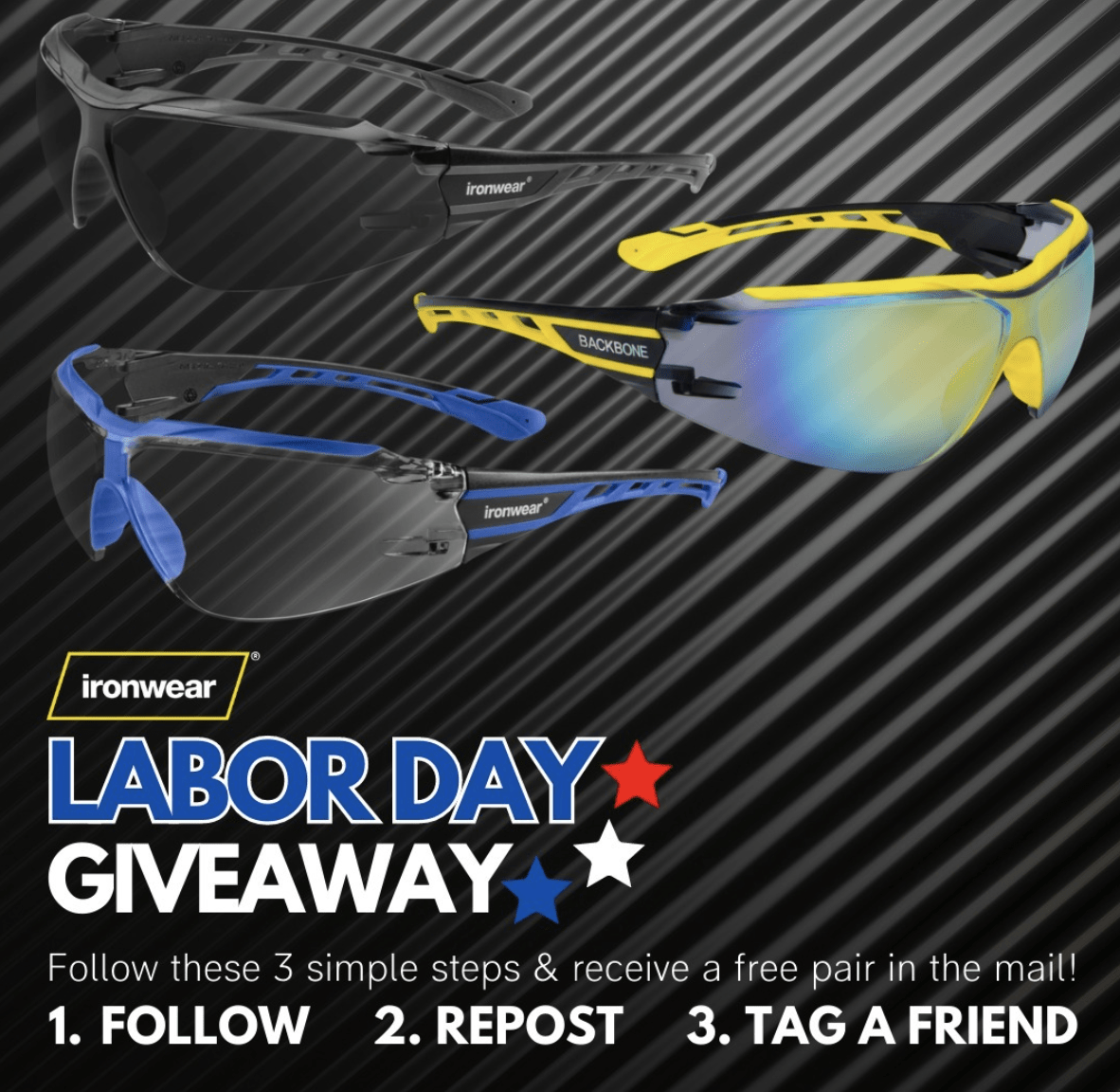 Free Ironwear Backbone Glasses