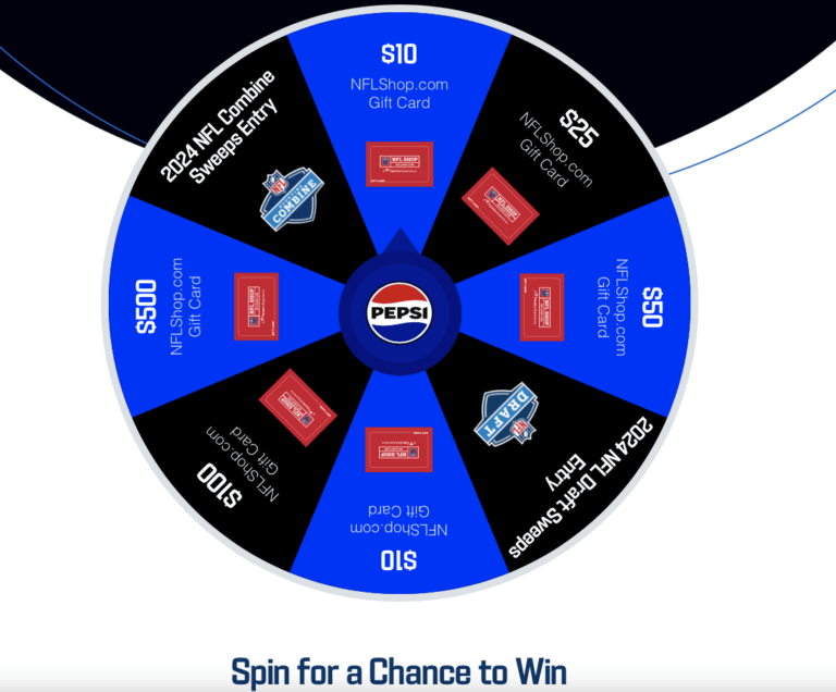 Celebrate the NFL Season with the Pepsi® Zero Sugar Rookie of the Week Instant Win and Sweepstakes