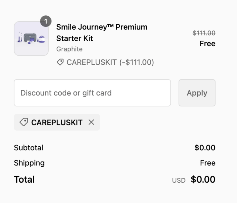 Free Smile Journey Premium Starter Kit