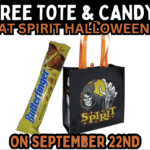 Free Butterfinger Candy Bars and Limited Edition Totes at Spirit Halloween on September 22nd!