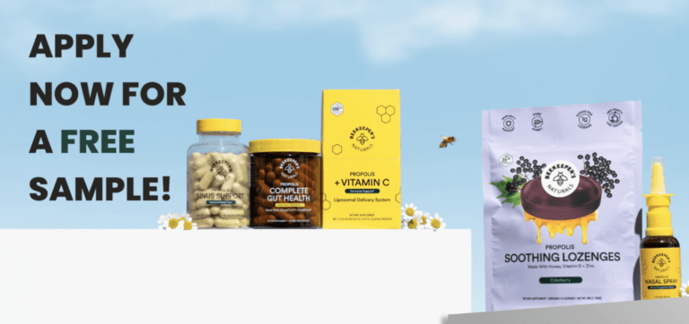 Discover the Magic of BEEKEEPER’S NATURALS Products: Apply Now for Your Chance to Experience Natural Wellness