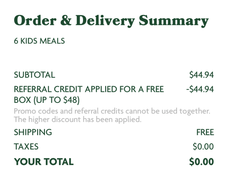 Free NutureLife Meals + Free Shipping