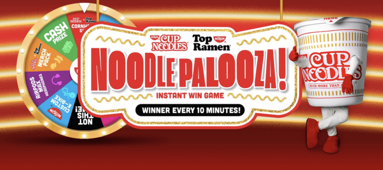 The Nissin Foods Noodlepalooza Instant Win Game: Today Only!