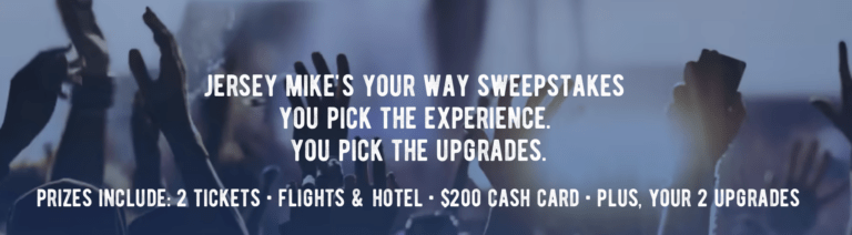 Jersey Mike’s Your Way Sweepstakes: Win Big with Your Favorite Subs!