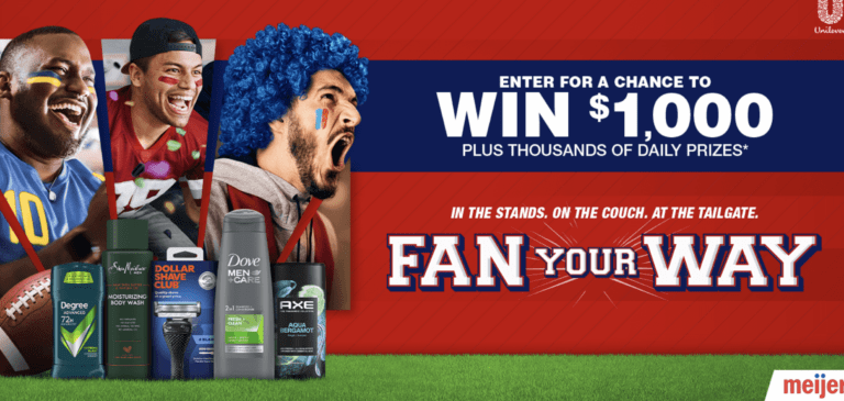 The Fan Your Way with Unilever at Meijer Instant Win Game & Sweepstakes: Instantly Win Amazing Prizes!