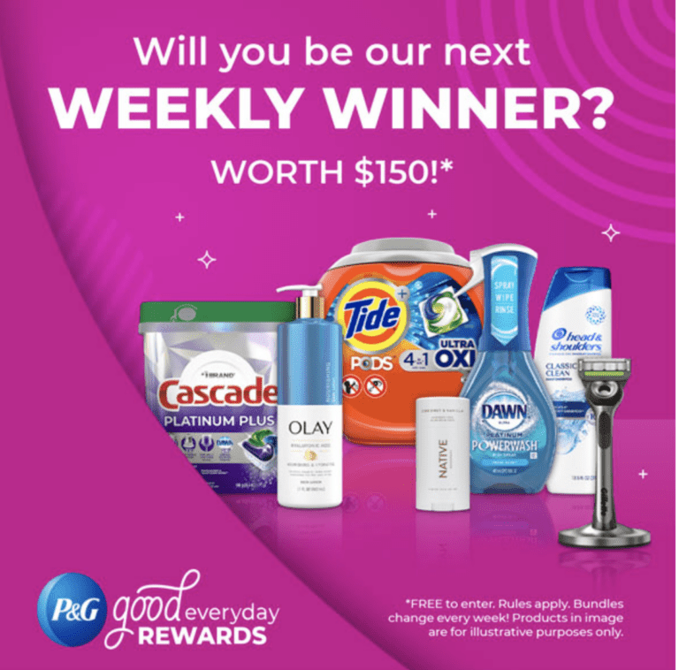 The PG Good Everyday Rewards Sweepstakes: Your Chance to Win Big!