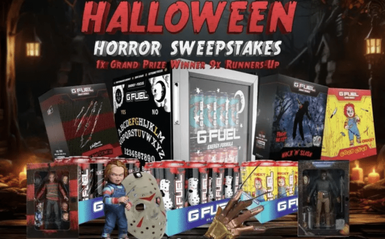 G FUEL Horror Sweepstakes: Enter for a Chance to Win Halloween Prizes!