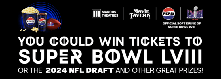 2023 Pepsi / Marcus Theatres Football Promotion: Win Big!